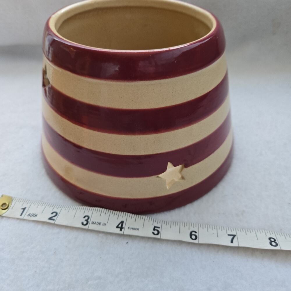 Yankee candle topper. 4th of July. 7 inch